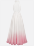 Regular Fit Chiffon Morden Dress With No