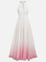 Regular Fit Chiffon Morden Dress With No
