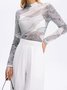 Long sleeve Regular Fit Simple Top