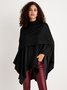 Urban Plain Loosen Turtleneck Blouse