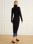 Fall Long Sleeve Simple Turtleneck Daily Simple Daily Top