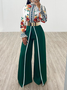 Stand Collar Urban Long sleeve Regular Fit Blouse