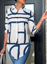 Regular Fit Plain Shirt Collar Long sleeve Urban Blouse