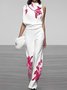 Floral Regular Fit Urban Sleeveless Shirt