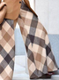Loose Plaid Urban Fashion Long Pants Wide leg pants