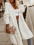Plus Size Hoodie  Casual Letter Pattern  Sweater Cardigan