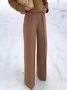 Urban Regular Fit Plain Pockets  Fashion Straight  Pants