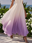 Regular Fit Chiffon Morden Dress With No
