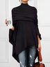 Urban Plain Loosen Turtleneck Blouse