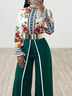 Stand Collar Urban Long sleeve Regular Fit Blouse