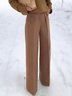 Urban Regular Fit Plain Pockets  Fashion Straight  Pants